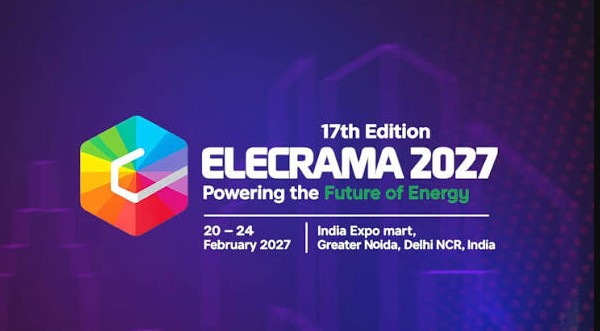 ELECRAMA 2027 exhibition banner, 20 to 24 February 2027