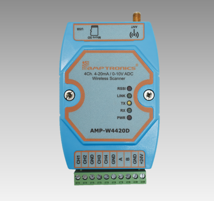 Wireless 4-20mA-ADC-Converter